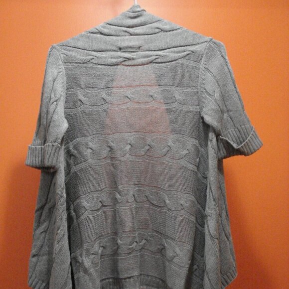 Cable Knit Open Sweater Wrap-Around Waist - Picture 3 of 9